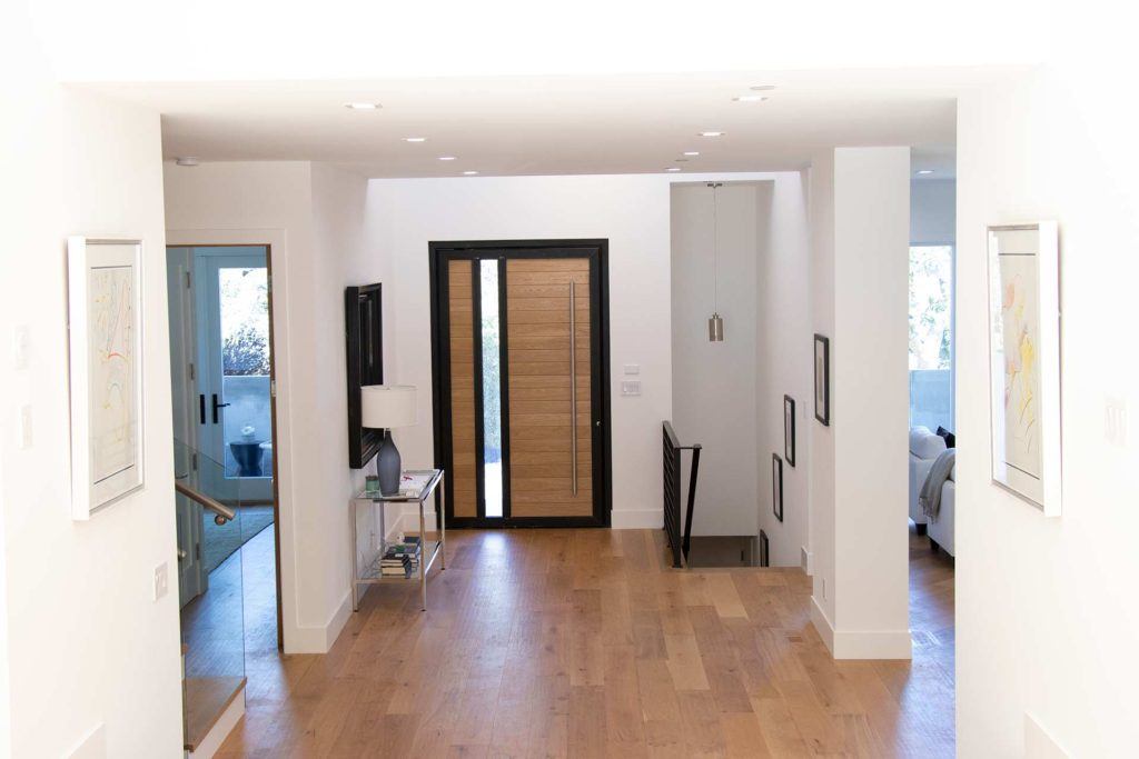 modern interior home entrance area